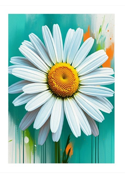 Papatyaların Saflığı Dekoratif Mdf Tablo 25CMX 35CM