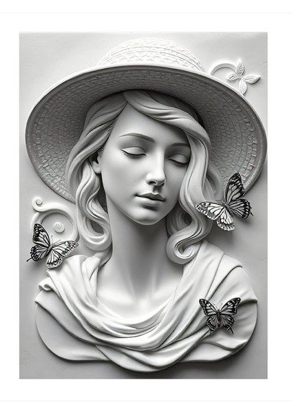 Heykelin Zarafeti Art Mdf Tablo 25CMX 35CM