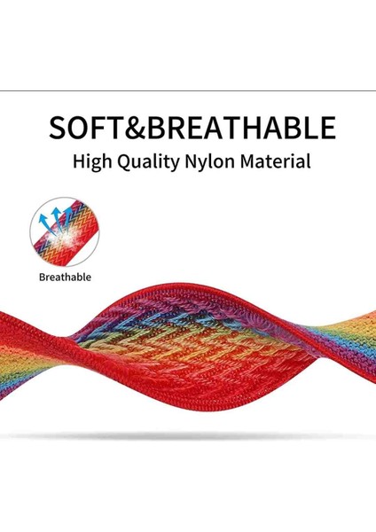 Apple Watch Seri 10 9 8 7 6 Se 5 4 3 2 1 Ultra 1/2 (42-44-45-46-49) mm Uyumlu Elastik Ayarlanabilir Kayış modelleri