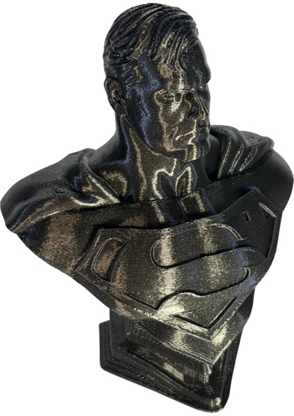 Superman Büst - Figür - Boyanabilir Figür Modeli