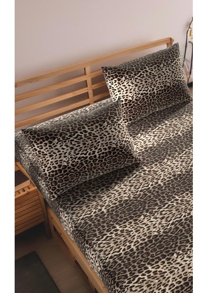 Leopar Lastikli Çarşaf Takımı modelleri