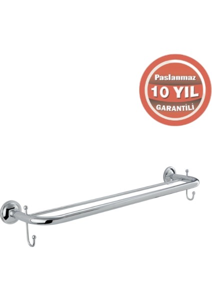 Paslanmaz Pirinç Bella İkili Uzun Havluluk Kancalı 50 cm modelleri