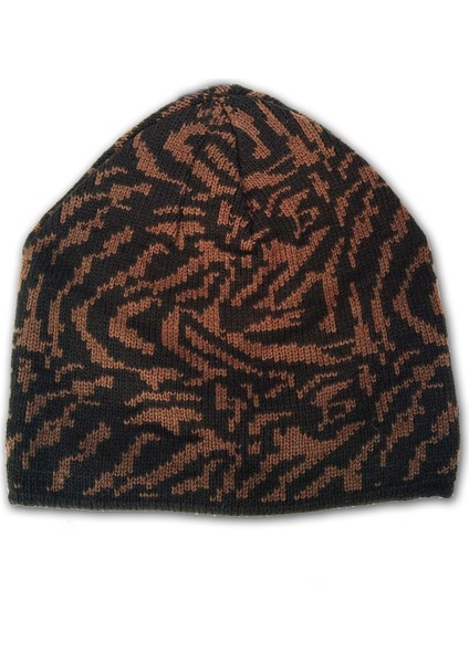 Akrilik Çift Kat Yün Çocuk Desenli Bere Desen 3