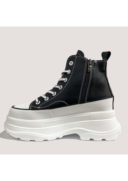 24K345-4 Yüksek Taban Hafif Kadın Sneakers Bot fiyatları