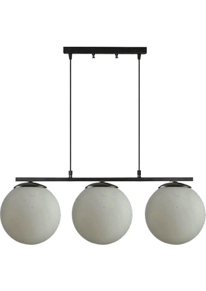 Modern 3’lü avize, metal malzeme, 96x74 cm, şık yemek masası üstü aydınlatması fiyatları