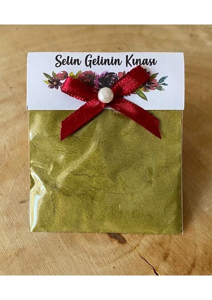 Kişiye Özel Dağıtmalık Hediyelik Kına, Kına Gecesi, Hediye Kına Paketi 50 Adet