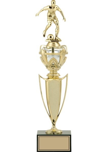 Futbol Figürlü Ödül Kupası-Okul Kupası - Hediye Kupa 41 cm FG044