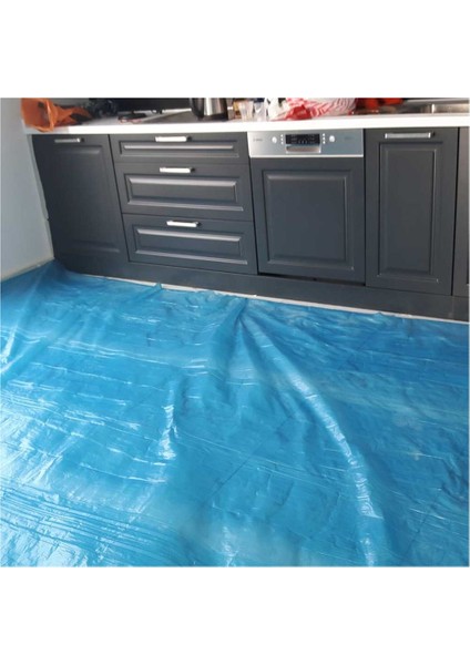 Kalın Pratik Örtü Boya Örtüsü 10M2 4m x 2,5 m
