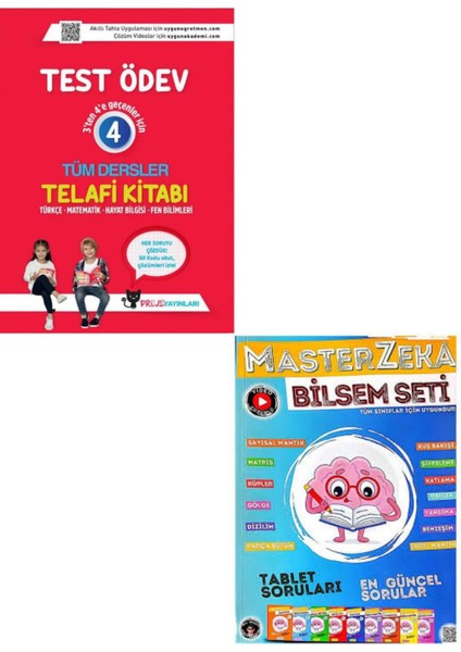 4. Sınıf Tüm Dersler Telafi Kitabı - Megazeka BİLSEM Soru Bankası