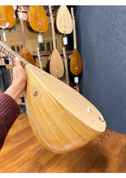 Uzun Sap Yarı Profesyonel Dut Bağlama 40 Tekne Jak Girişli