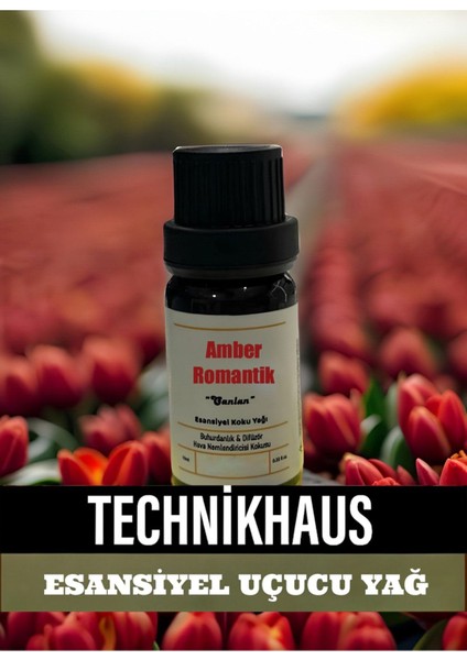 Amber Romantik Esansiyel Uçucu Koku Difüzör Humidifier Buhurdanlık Aromaterapi Yağı 10 ml