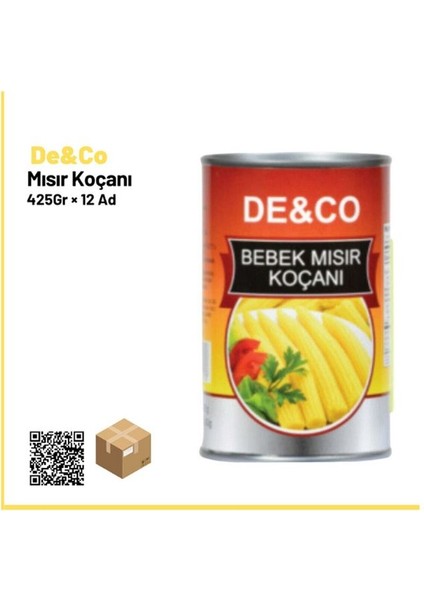 De&co Mısır Koçanı 425 gr * 12 Ad