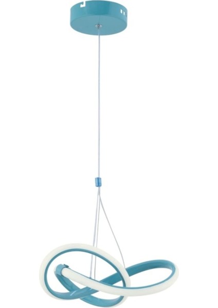 Tekno Trust Modern Tekli Sarkıt Power LED Avize Mavi Beyaz Işık Ledli Çocuk Odası Avize