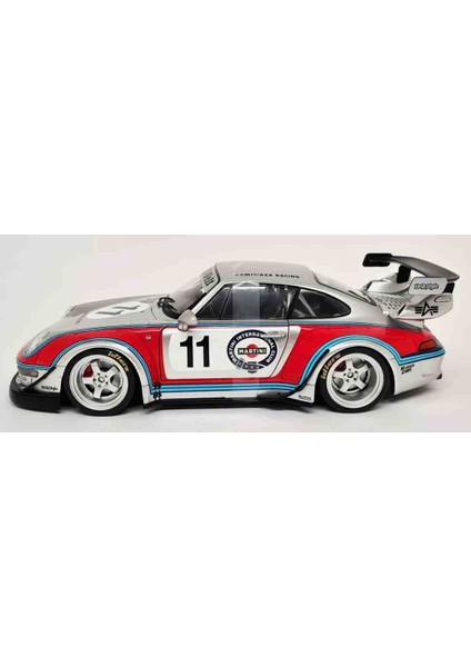 1:18 Rwb Body Kıt Porsche Martini (Diecast Metal Araba) modelleri