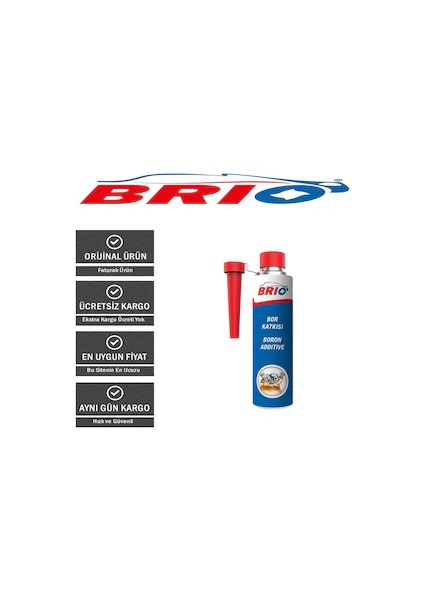 Bor Katkısı Araçlar ve Motosikletler Için