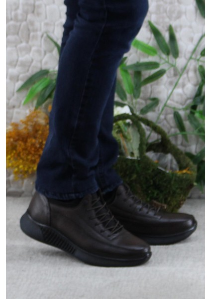 8351 Rahat Kauçuk Taban Orijinal Hakiki Deri Erkek Ayakkabı