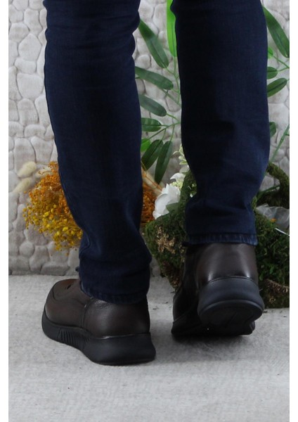 8351 Rahat Kauçuk Taban Orijinal Hakiki Deri Erkek Ayakkabı fırsatları