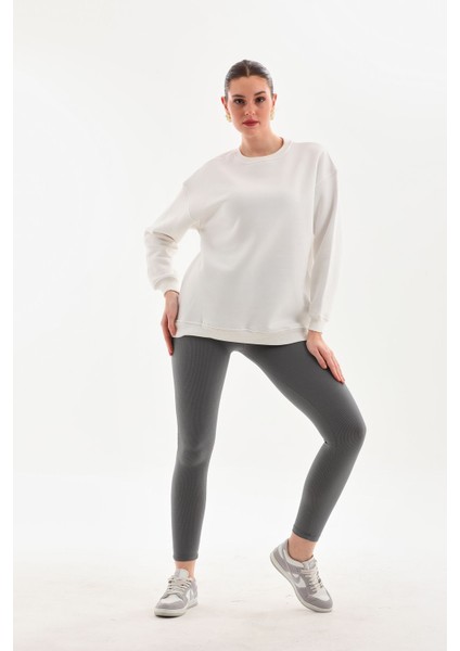 Anna Bisiklet Yaka Oversize Sweatshirt fiyatları