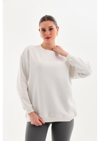 Anna Bisiklet Yaka Oversize Sweatshirt modelleri