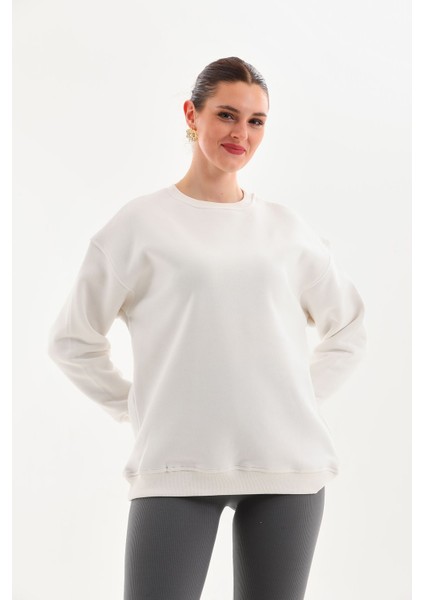 Anna Bisiklet Yaka Oversize Sweatshirt indirimleri