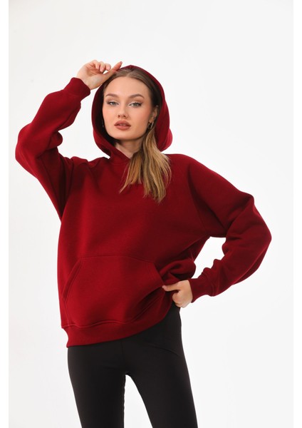 Anna Kapüşonlu Oversize Sweatshirt