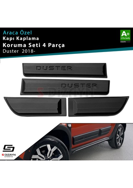 Dacia Duster 2 Kapı Koruma Seti 4 Prç 2018-2023 A+ Kalite