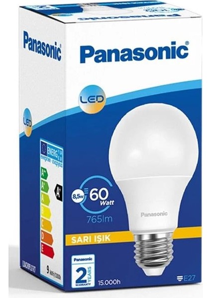 (10 Adet) 8.5W Sarı Işık LED Ampul E27 Duy LDACH09LG1R7