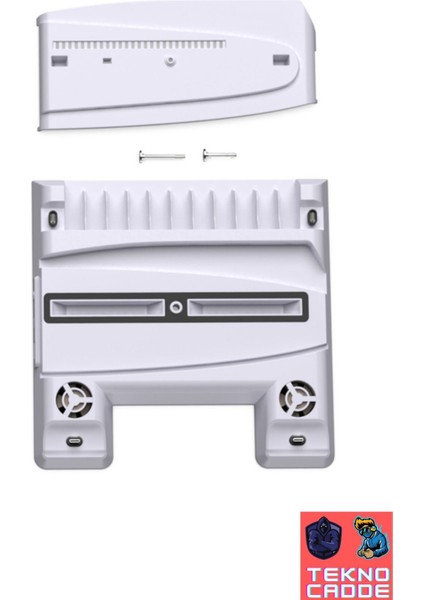 TP5-3537B Ps5 Disk Ps5 Dijital Ps5 Slim Disk Dijital Uyumlu Joystick Şarj Stand Soğutucu Fan