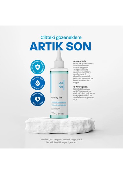 %5 Glikolik Asit Tonik 200 ml - Aha Bha Tonik - Canlandırıcı Hücre Yenileme fiyatları