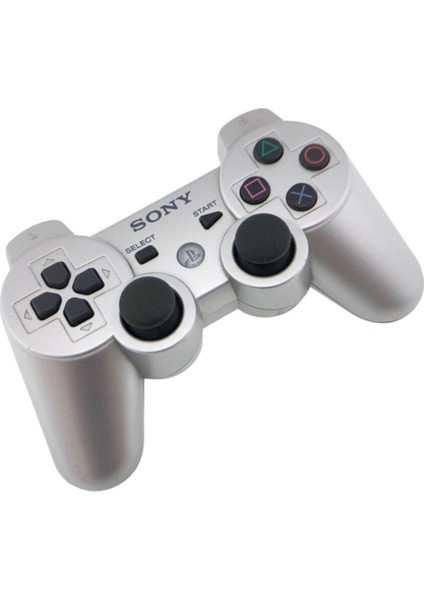 Ps3 Dualshock 3 Gümüş Gri Joystick Ps3 Kablosuz Oyun Kolu