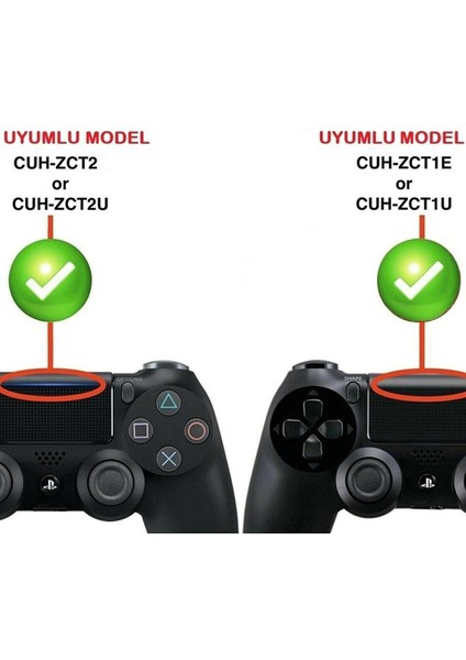 KCR1410 2000MAH Ps4/ps4 Pro V1 ve V2 Kablosuz Oyun Kolu Yedek Pil Batarya
