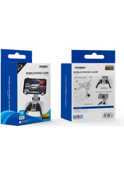Ps5 Joystick Telefon Tutucu Aparat 360 Dönerli