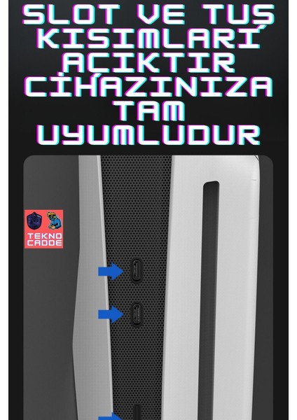 PG-P5S012 Ps5 Slim Disk/ps5 Slim Dijital 8in1 Toz Geçirmez Pvc Soket Koruyucu Kit Pad indirimleri