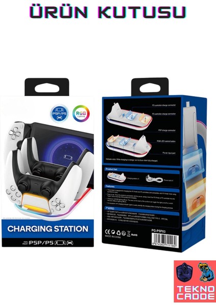 3in1 Ps Portal/ps5 Dualsense Rgb Şarj Istasyonu Dock fırsatları