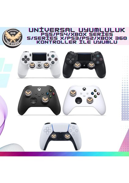 Ps4/ps5/ps3/xbox Series X/series S/ones/switch Pro Division Analog Koruyucu Silikon Pad