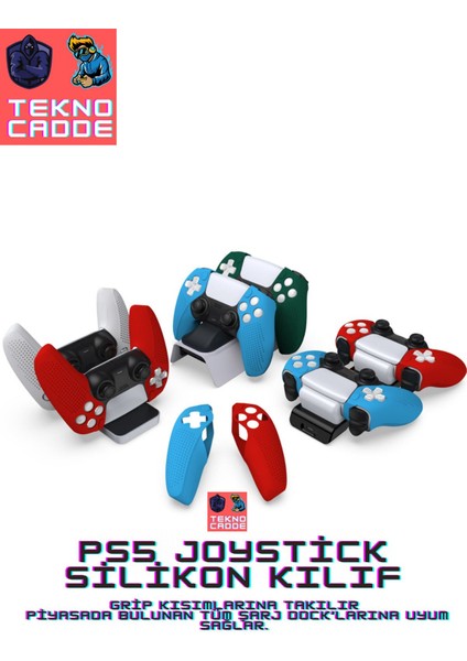 TP5-05112 Ps5 Dualsense Joystick Silikon Koruyucu Kılıf modelleri