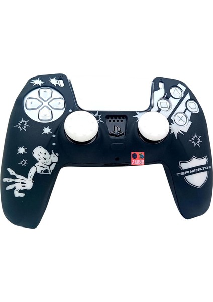 Ps5 Dualsense Joystick Koruyucu Silikon Desenli Kılıf