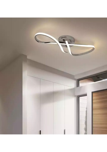 Şık Krom Tasarım Led Avize 30x60, Modern ve Zarif Aydınlatma Seçeneği fırsatları