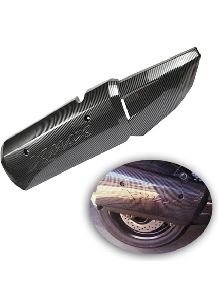 Xmax Techmax 250/300 2018-2025 Egzoz Koruma Karbon Kapak