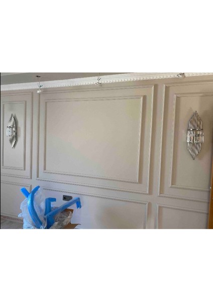Krom Rengi Aplik Duvar Lambası Salon Koridor Otel Restoran Dekoratif Aplik