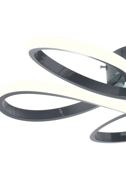 Modern Füme 6'lı LED Plafonyer, 50x50 cm, alüminyum, şık aydınlatma seçeneği fırsatları