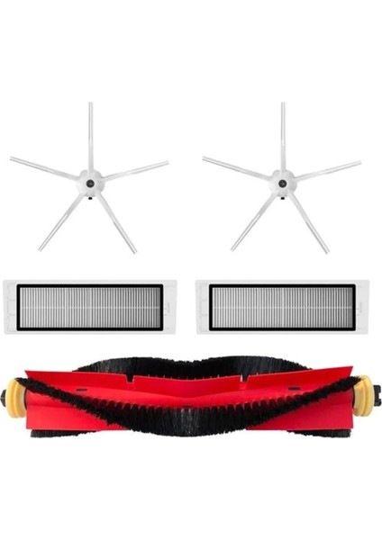 S5 Max, S6, S6 Pure Beyaz Robot Süpürge Uyumlu 5'li Yedek Parça Seti