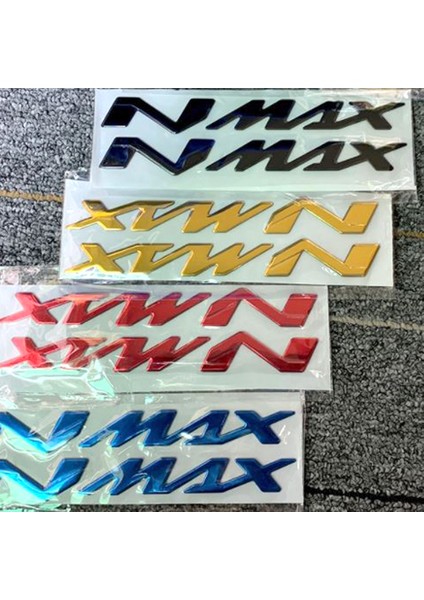 Yamaha Nmax 125/155 2015-2023 Nmax Yazı Logo Seti Siyah Renk modelleri