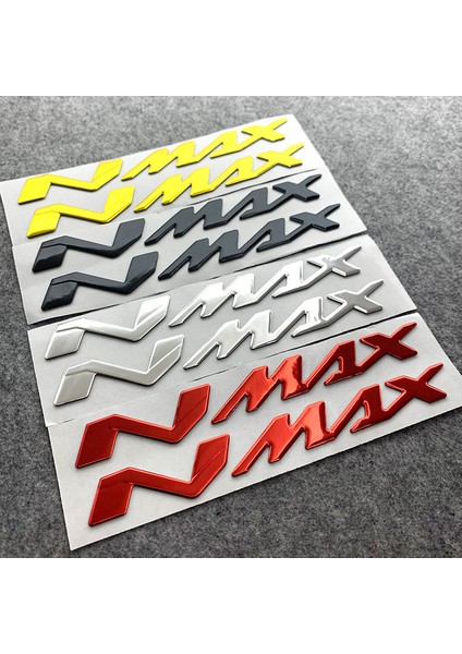 Yamaha Nmax 125/155 2015-2023 Nmax Yazı Logo Seti Gümüş Gri Renk modelleri