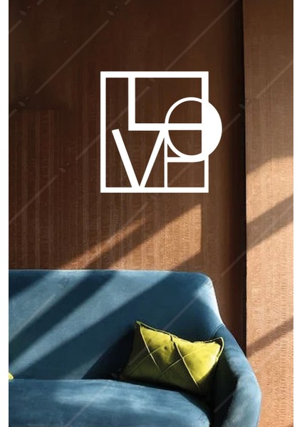Love Modern Ahşap Duvar Dekoru modelleri