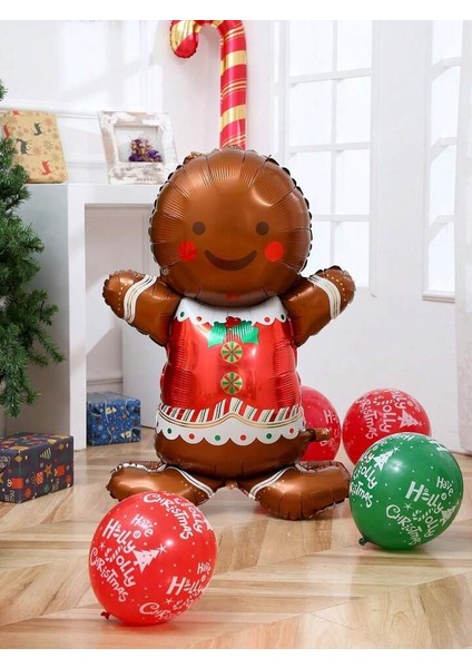 Büyük Ayaklı Kurabiye Adam Folyo Balon 8514