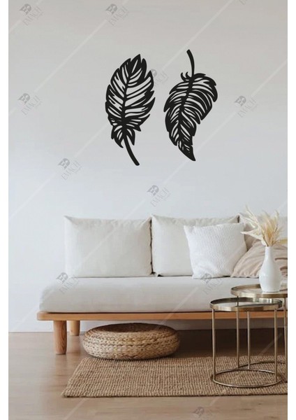 Dekoratif Ikili Yaprak Seti Ahşap Duvar Dekorasyon Ürünü fiyatları
