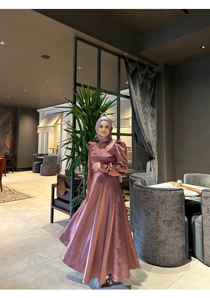 Gül Kurusu Bella Tesettür Abiye fiyatları