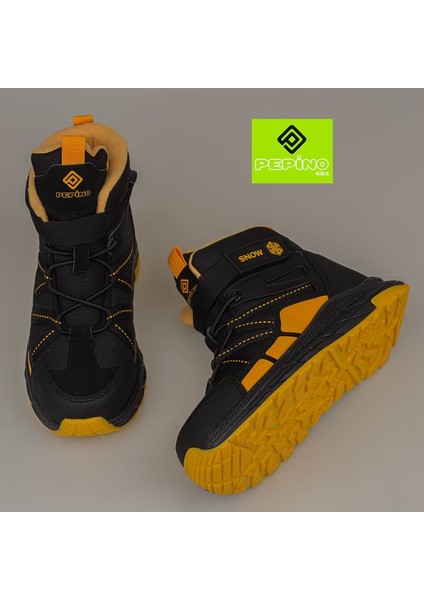 Sarı Unisex Kauçuk Kaymaz Taban Çocuk Bot