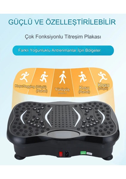 PQCFM02 3D Titreşimli Spor Egzersiz Fitness Aleti Cihazı Vibration Plate Yüksek Hız